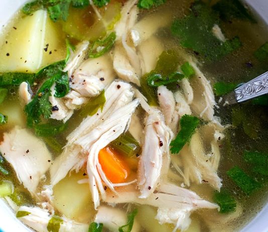 Fall Off The Bone Chicken Soup
