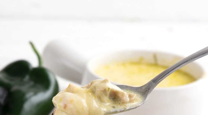 Keto Chile Relleno Chicken Soup