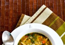 Slow Cooker Turkey Soup with Spinach and Lemon