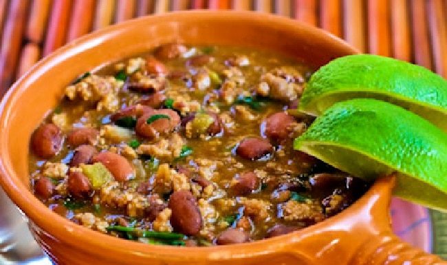 Mexican Bean Stew with Ground Turkey