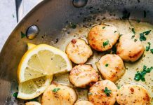 Garlic Butter Herb Scallops