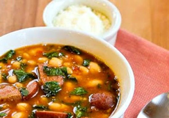 Slow Cooker Sausage and White Bean Stew