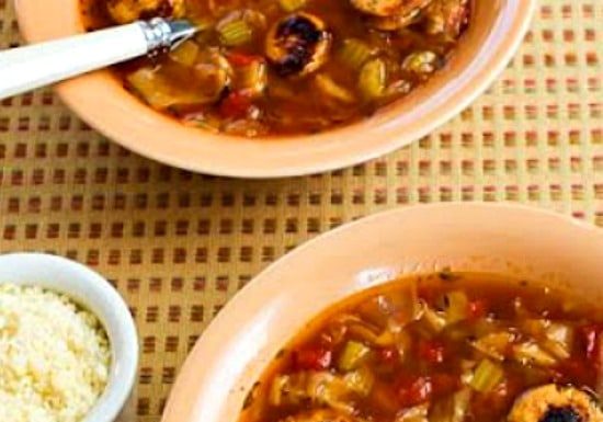 Slow Cooker Cabbage Soup with Sausage