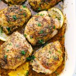 Best Baked Chickens Thighs Recipe with How To Instructions!