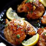 Glazed Lemon Honey Garlic Chicken