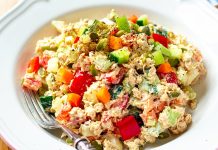 Canned Salmon Salad With Curry-Spiced Mayo Dressing